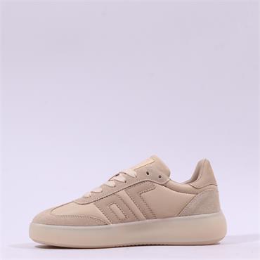 Back 70 Brooklyn Platform T Toe Trainer - Beige